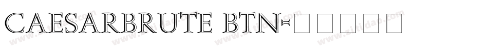 CaesarBrute BTN字体转换